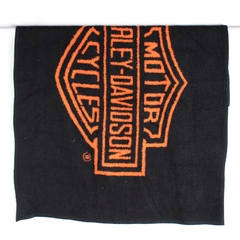 Vintage Harley Davidson Biederlack Double-Sided Blanket Bar Shield Logo