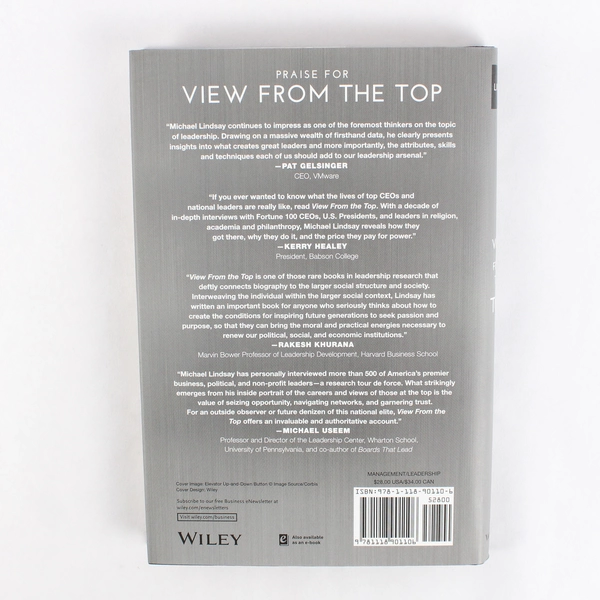 View From The Top by D Michael Lindsay with M G Hager 2014 Hardcover DJ