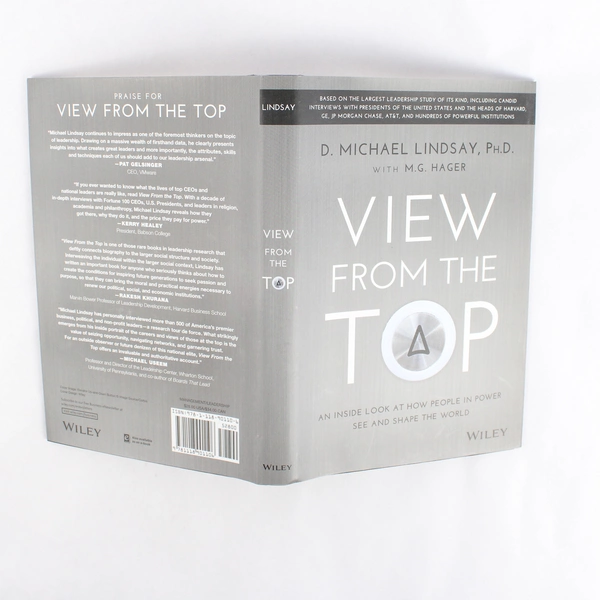 View From The Top by D Michael Lindsay with M G Hager 2014 Hardcover DJ