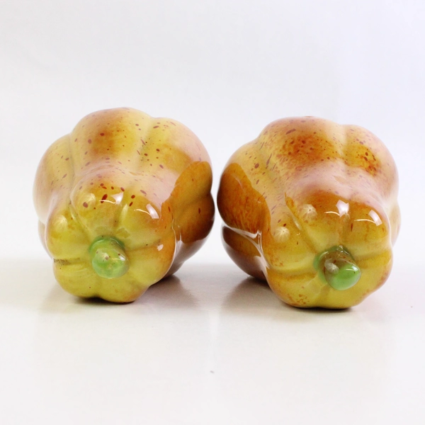 Lot Of 2 Susan Winget Salt & Pepper Shakers No Stoppers Fall Squash Thanksgiving