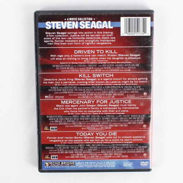 Steven Seagal: 4 Movie Collection DVD 2018
