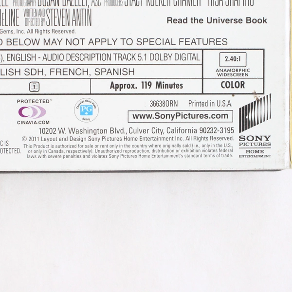 Burlesque DVD 2010 Sony Rated PG-13 Cher