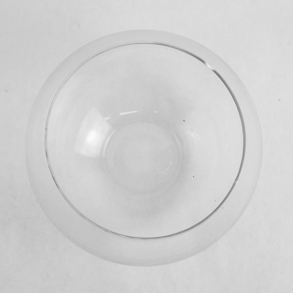 Unbranded Clear Glass Fish Bowl/Candle Center Piece/Home Decor Vase 4.75" Tall