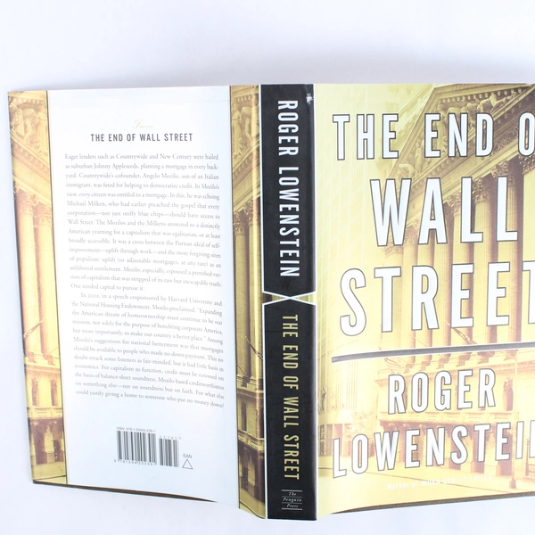 The End of Wall Street by Roger Lowenstein 2010 HC DJ 2008 Collapse