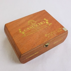 Vintage Camacho Corojo Monarca Empty Wooden Cigar Box 8" x 5.75" x 2.75"