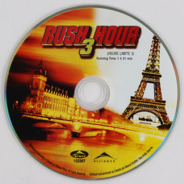 Rush Hour 3 DVD 2007 New Line Home Entertainment