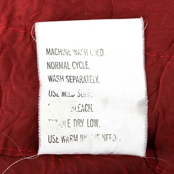 Set Of 2 Matching Unbranded Solid Red Color Sheer Curtains 54" x 84"