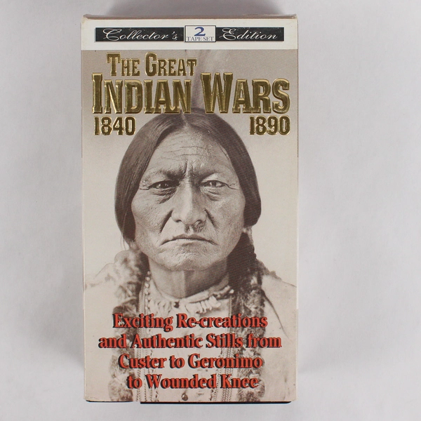 The Great Indian Wars: 1840-1890 VHS 1991 2-Tape Set