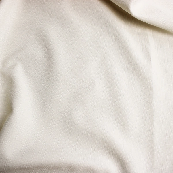 Unbranded Solid Cream White Color Oval Rayon Tablecloth 60" x 120"