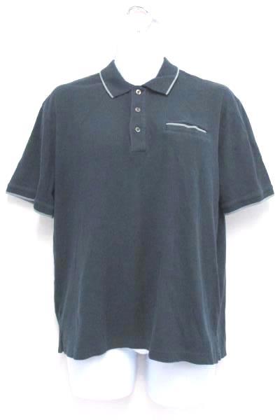 Solid Blue Polo Shirt Van Heusen Studio Slim Fit 100% Cotton Men's Large
