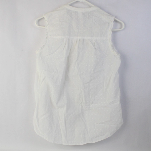 Old Navy Sleeveless Button Up Shirt Women’s Small White V Neck Top