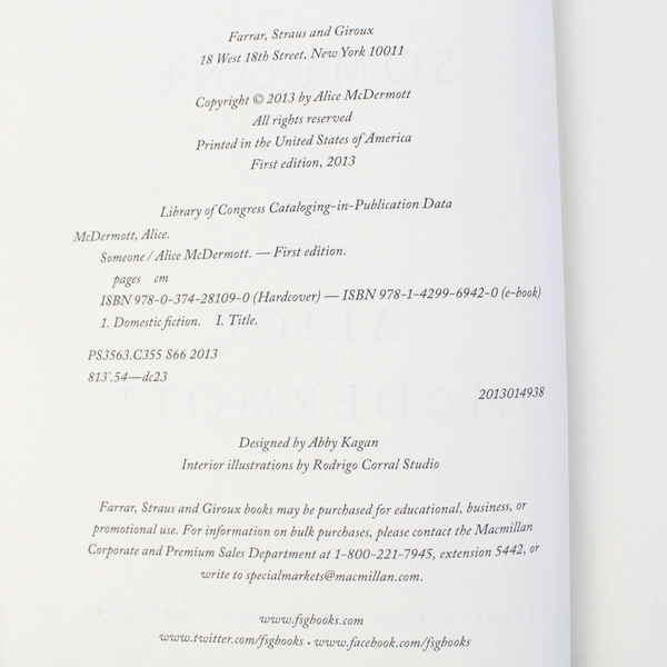 Someone A Novel by Alice McDermott 2013 First Edition Hardcover Dust Jacket