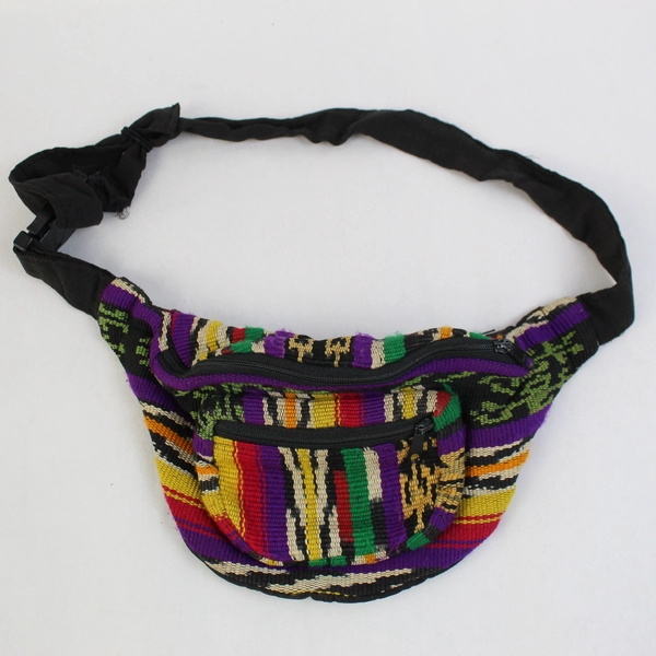 Lot of 3 Woven & Embroidered Small Crossbody & Waist Bags