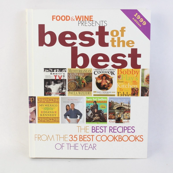 Food & Wine Presents Best of the Best Cookbook Hardcover 1999
