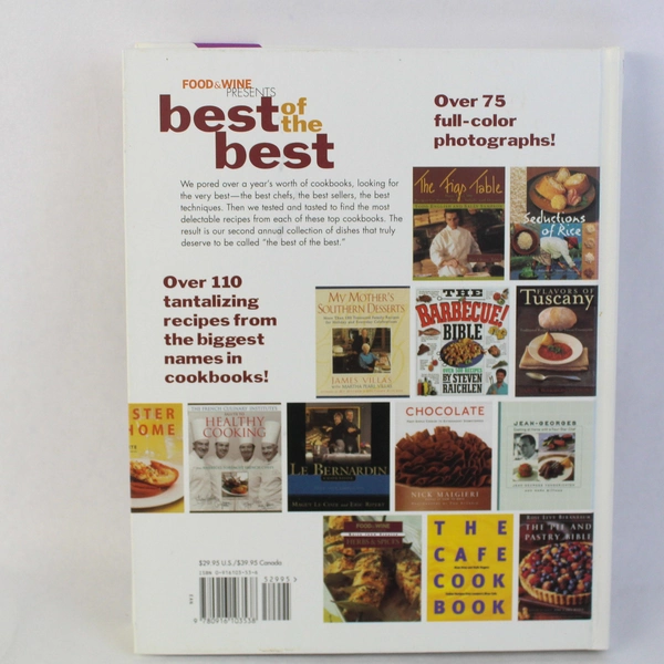 Food & Wine Presents Best of the Best Cookbook Hardcover 1999