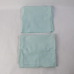 Set of 2 Target Home Powder Blue Standard Cotton Pillowcases 19.5" x 28.5"
