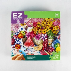 Milton Bradley EZ Grasp 300 Piece Puzzle Lorraine Ryan Summer's Bounty