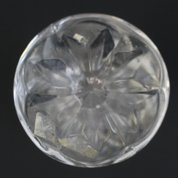 Crystal Clear Lead Crystal Vase Star Diamond Arch Germany 7.25 in