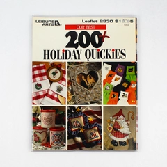 Leisure Arts Cross Stitch Book 200 Plus Holiday Quickies 1997 PB Plastic Cover