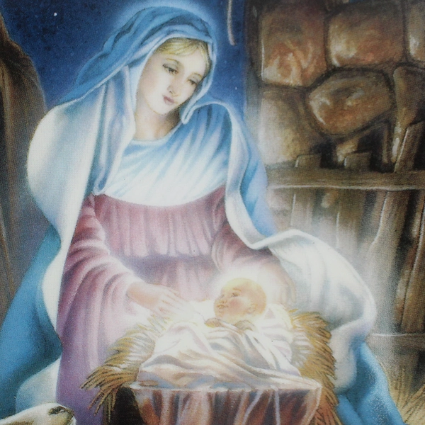 1996 Bradford Exchange O Holy Night Series Plate 1 Unto Us A Child Is Born
