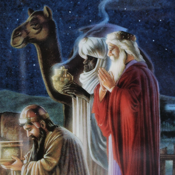 1996 Bradford Exchange O Holy Night Series Plate 3 We Have Come From Afar