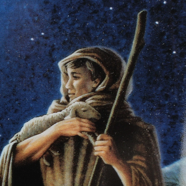 1996 Bradford Exchange O Holy Night Series Plate 4 Keeping Watch Over The Flock