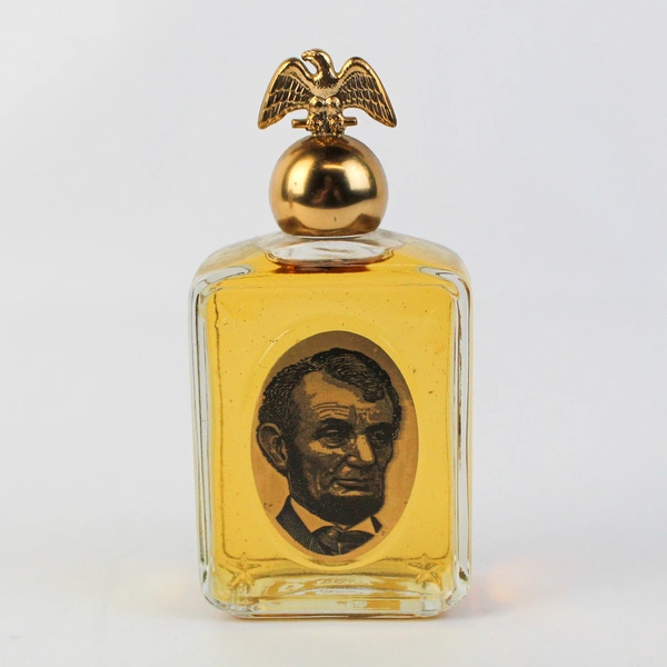 VTG Avon Leather After Shave Presidential Decanters Abraham Lincoln Full 4 Fl Oz