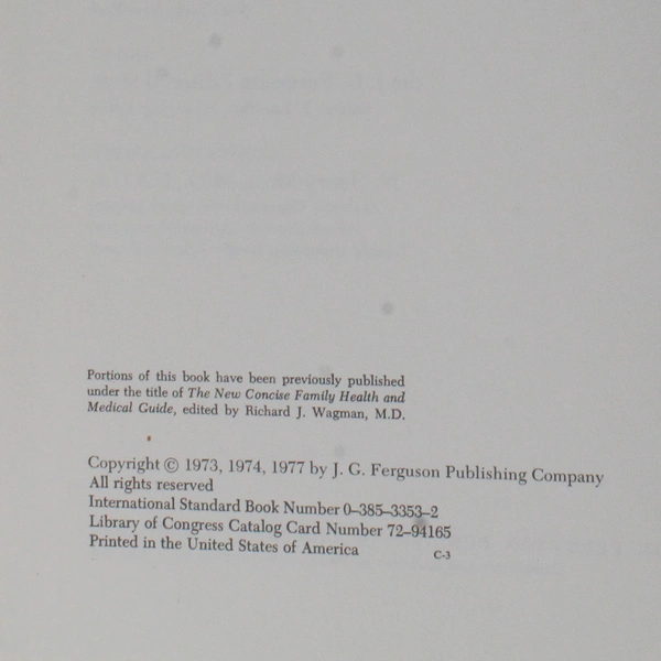 The Complete Illustrated Book Of Better Health 1977 J.G. Ferguson Hardcover