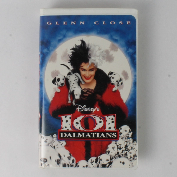 VHS Walt Disney Pictures 101 Dalmatians Starring Glenn Close Live Action 