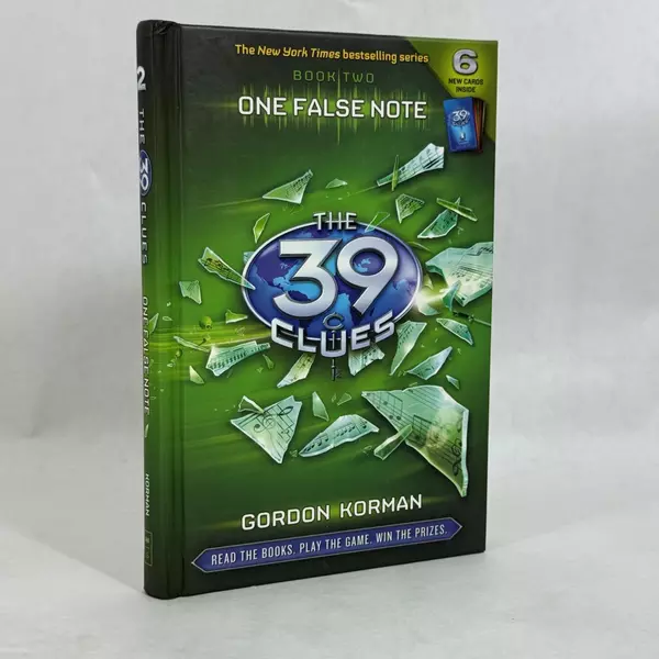One False Note the 39 Clues Book 2 by Gordon Korman 2008 Hardcover