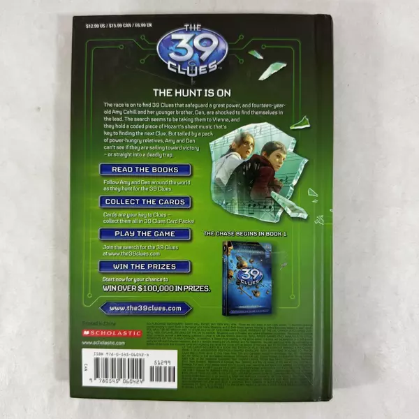 One False Note the 39 Clues Book 2 by Gordon Korman 2008 Hardcover