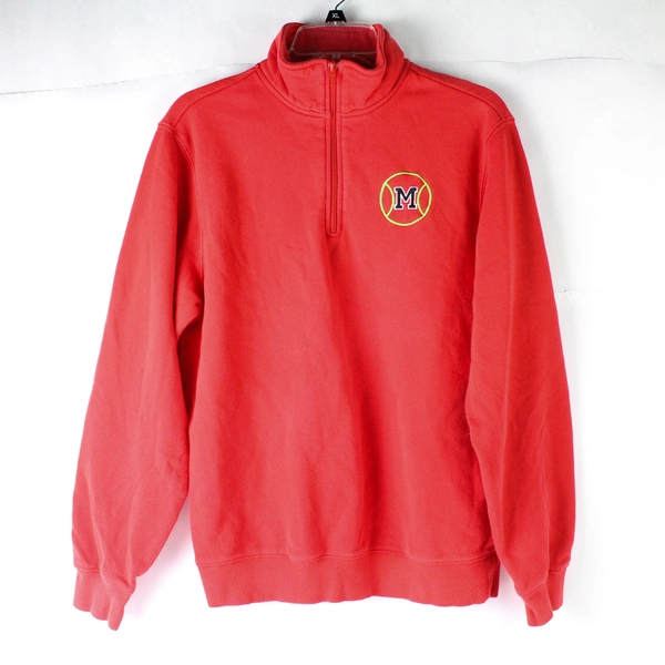 Sport-Tek McMinnville High School Tennis Red 1/4-Zip Jacket Women's Small