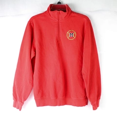 Sport-Tek McMinnville High School Tennis Red 1/4-Zip Jacket Women's Small