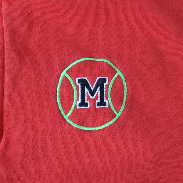 Sport-Tek McMinnville High School Tennis Red 1/4-Zip Jacket Women's Small