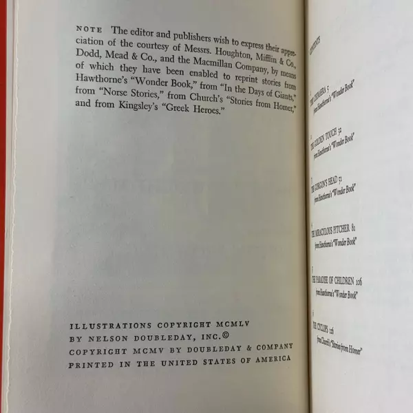 Myths Every Child Should Know by Edith Hamilton Text 1905 Illustrations 1995