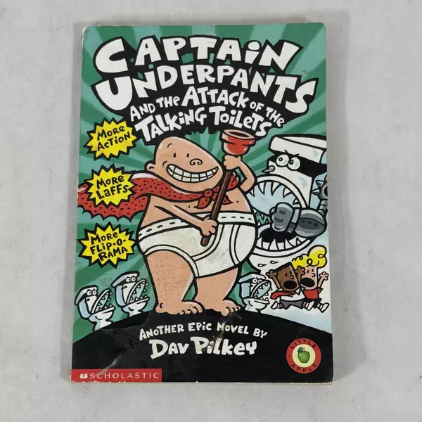 Captain Underpants Attack of the Talking Toilets by Dav Pilkey 1999 PB