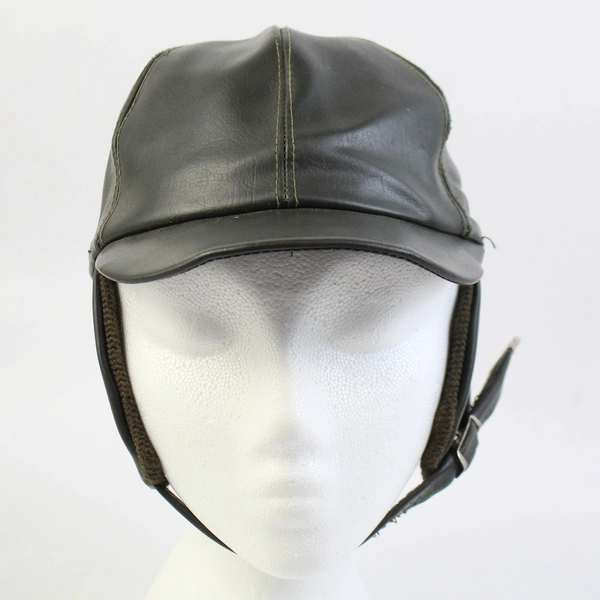 Vintage UHCMW Green Military-Style Children's Cap With Chin Strap