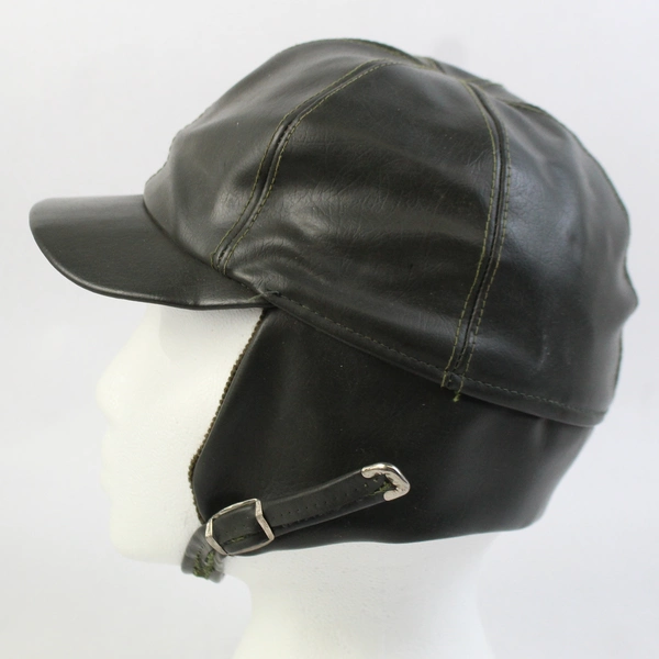 Vintage UHCMW Green Military-Style Children's Cap With Chin Strap