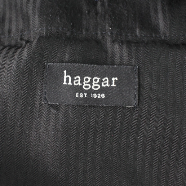 Haggar Navy Blue Flat-Front Dress Pants Men's Size 38 x 26