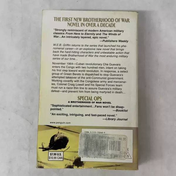 Special Ops by W. E. B. Griffin 2002 Paperback Jove