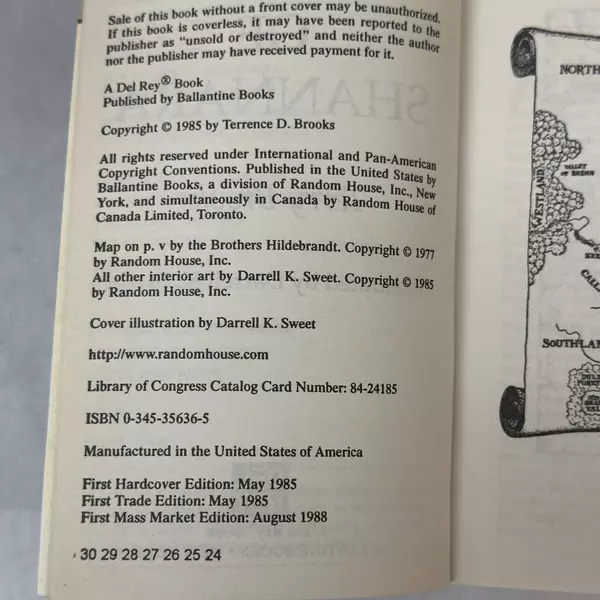 The Wishsong of Shannara by Terry Brooks 1988