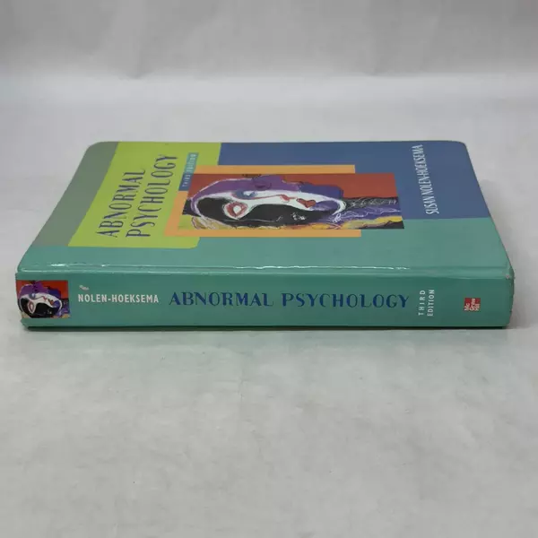 Abnormal Psychology by Susan Nolen-Hoeksema 2003 Hardcover
