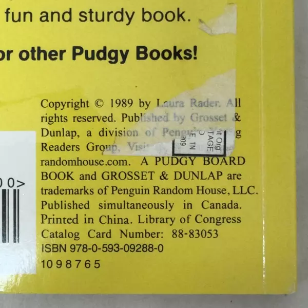 The Pudgy Board Book: Where Is Your Nose Book Boardbook 1989
