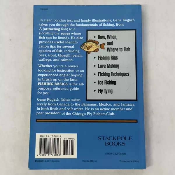 Fishing Basics by Gene Kugach 1993 Trade Paperback