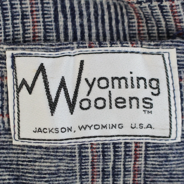 Vintage Wyoming Woolens Blue Snap On Leg Gaiters Adult One Size