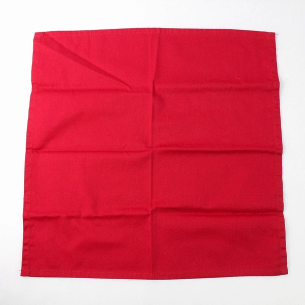  Set Of 6 Table Napkins Dark Red 17.5 Inch