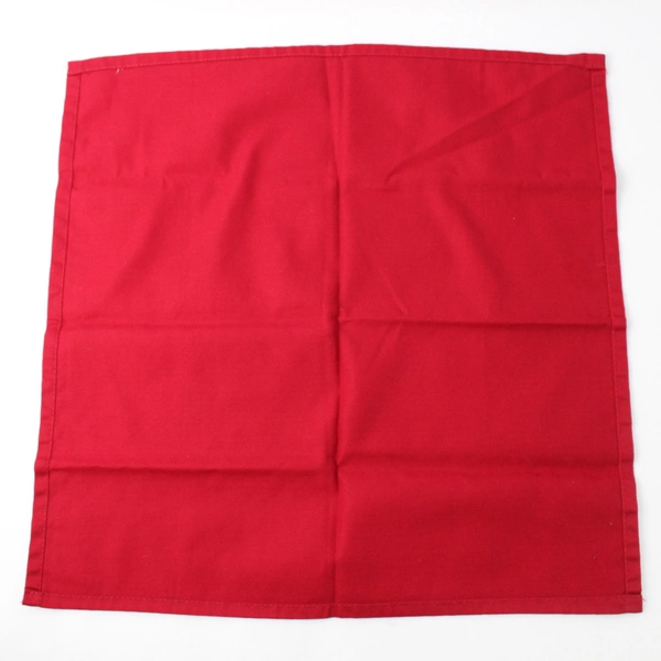  Set Of 6 Table Napkins Dark Red 17.5 Inch