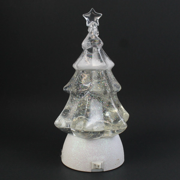 Midwest CBK That Something Special Color Changing Glass Christmas Tree Snowglobe