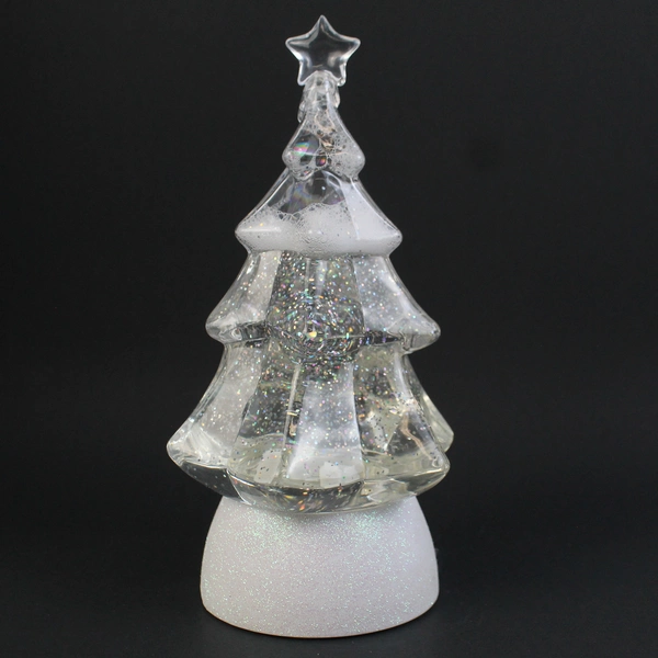 Midwest CBK That Something Special Color Changing Glass Christmas Tree Snowglobe
