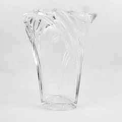Walther Glas Swing Crystal Vase Germany 8 Inch